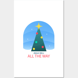 Jingle bell all the way Posters and Art